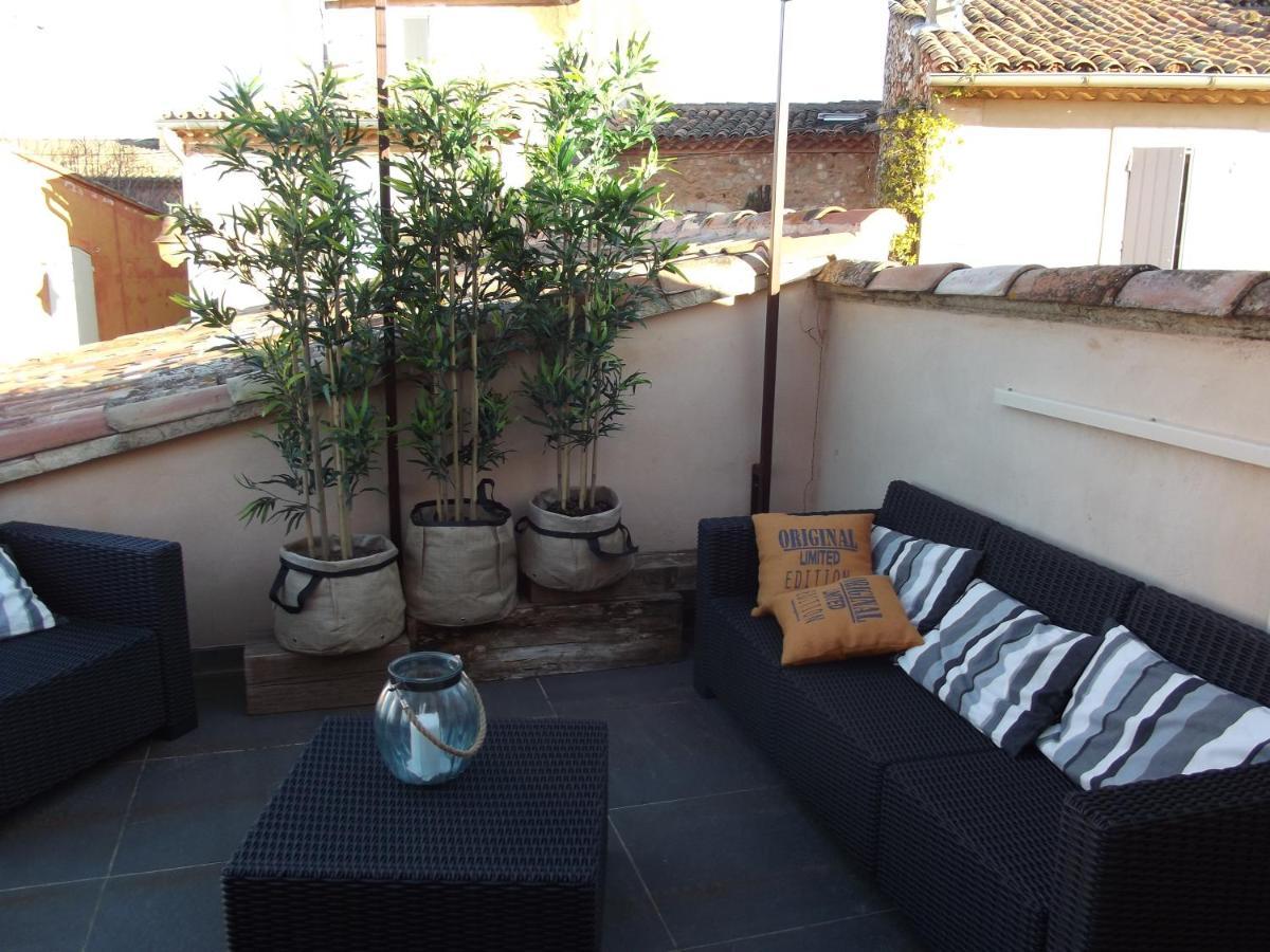 Terrasse Des Ocres Apartment Roussillon  Bagian luar foto