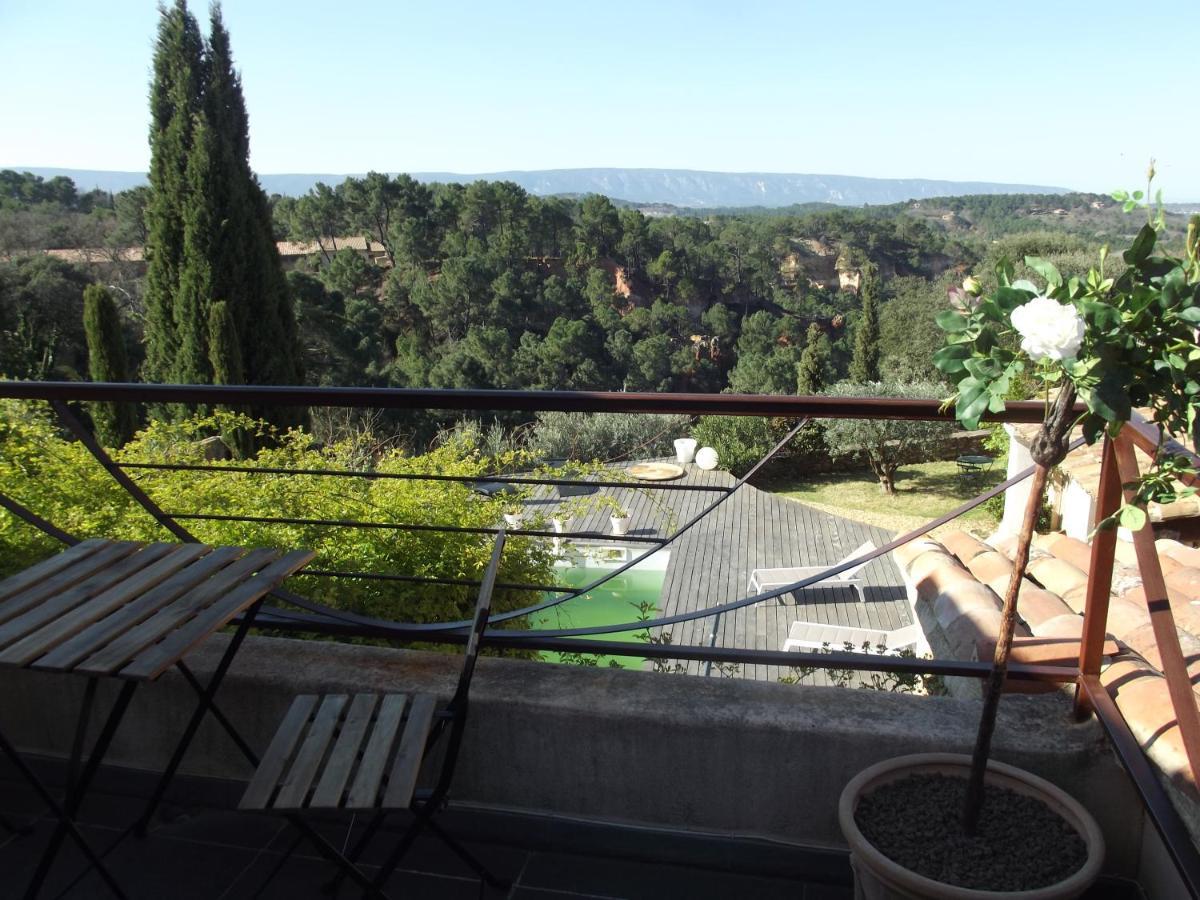 Terrasse Des Ocres Apartment Roussillon  Bagian luar foto