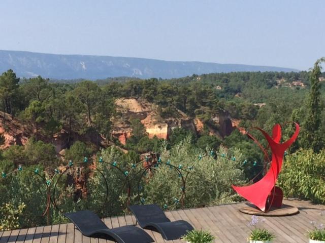 Terrasse Des Ocres Apartment Roussillon  Bagian luar foto