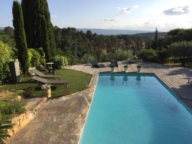 Terrasse Des Ocres Apartment Roussillon  Bagian luar foto